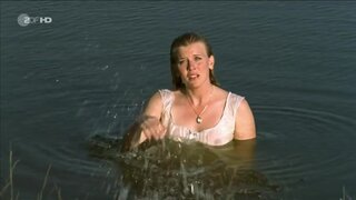 Eva Habermann Nude and See-Through in Wer Liebe verspricht