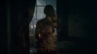 Emily Blunt Topless and Side Boob in Wolfman
