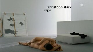 Petra Morze Nude on the ground in Tatort. Das Lacheln der Madonna
