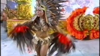 Renata Frisson Bare Breasts at Carnaval Rio de Janeiro 2009