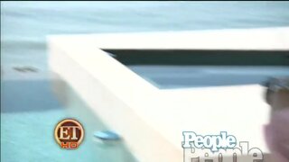 Nicole Eggert in Bikini on ET