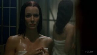 Annie Wersching in towel on 24 S8e6