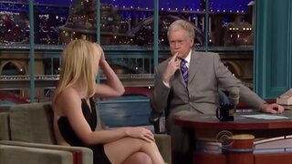 Claire Danes Leggy on Letterman
