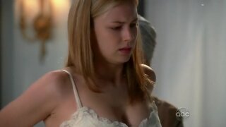 Emily VanCamp Cleavage on Brothers and Sisters s04e09
