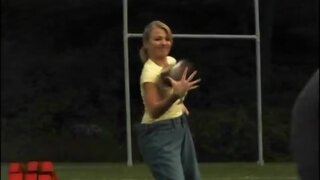 Michelle Beadle gunslingers commercial on Sports Nation