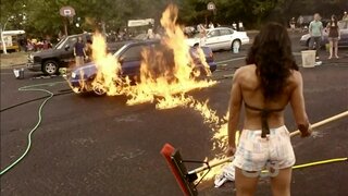 Katerina Graham in Bikini Top on Vampire Diaries S1e5