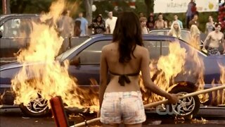 Katerina Graham in Bikini Top on Vampire Diaries S1e5