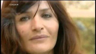 Helena Christensen cleavage on Exclusiv