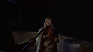 Maria Kavardjikova Bare Breasts in Druids
